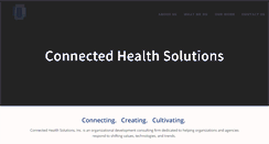 Desktop Screenshot of connectedhealthsolutions.com